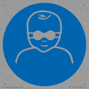 Mandatory: Protect infants eyes with opaque eye protection